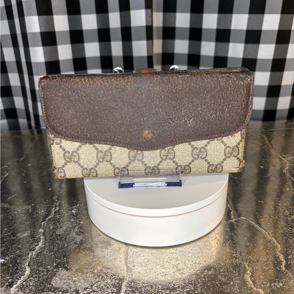 Gucci Sherry Line Vintage Wallet PROJECT WALLET - Picture 3 of 13